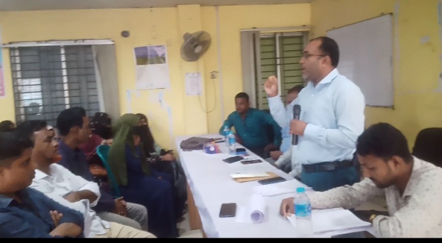 কমলনগরে প্রগতি লাইফ ইন্স্যুরেন্স এর মাসিক কর্মী মিটিং ও গ্রাহক সমাবেশ অনুষ্ঠিত