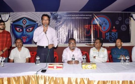 খুবিতে প্রথমবারের মতো শ্যামা পূজা উদযাপিত