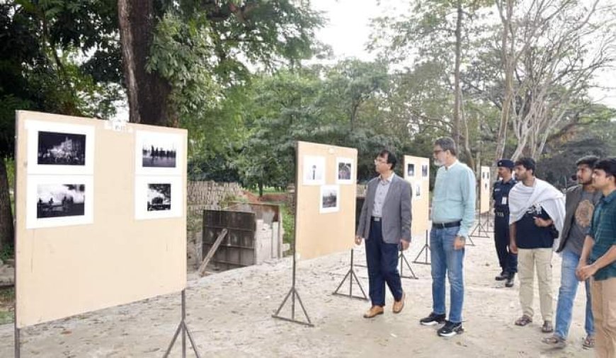 খুবি ফটোগ্রাফি সোসাইটির আয়োজনে জুলাই বিপ্লবের আলোকচিত্র প্রদর্শনী