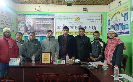 জলঢাকায় জাতীয় সাংবাদিক সংস্থা'র মাসিক সভা অনুষ্ঠিত