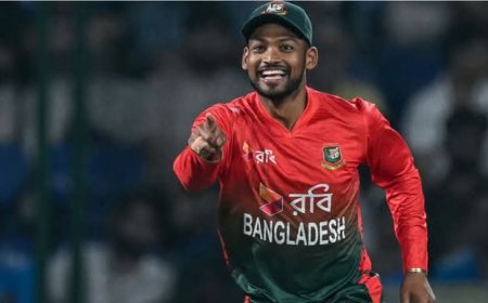 চ্যাম্পিয়নস ট্রফিতে বাংলাদেশের অধিনায়ক শান্ত