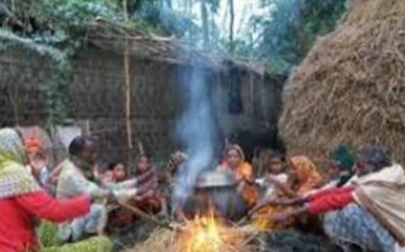 শীতে কাঁপছে উত্তরাঞ্চলের মানুষ, নিদারুন কষ্টে তিস্তা পাড়ের মানুষজন