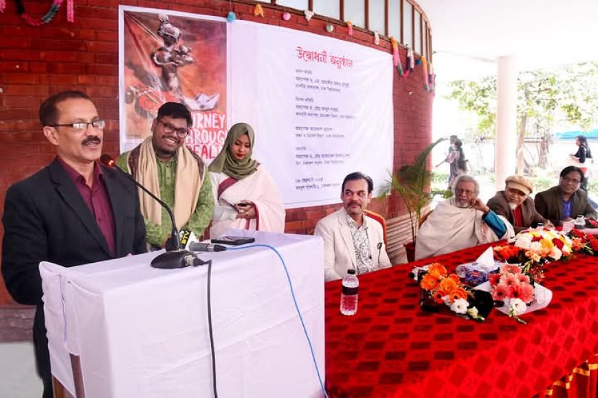 ঢাবি শিক্ষার্থী দেবাজ্যোতির সপ্তাহব্যাপী একক চিত্র প্রদর্শনী শুরু