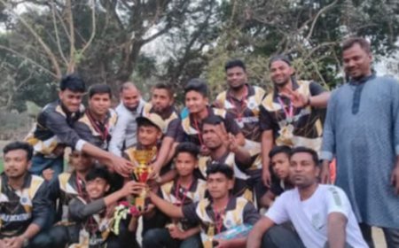 জলঢাকায় মাথাভাঙ্গা শর্ট ক্রিস ক্রিকেট রেডহেড ক্রিকেটার্স চ্যাম্পিয়ন