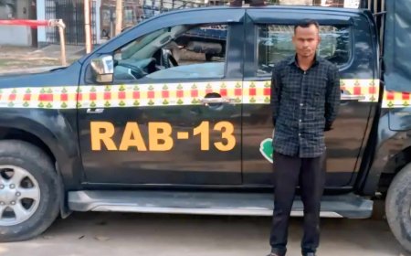 র‌্যাবের অভিযানে ডিমলার ধর্ষণ মামলার পলাতক আসামী গ্রেফতার