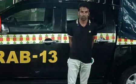 র‍্যাবের অভিযানে ডিমলার কুখ্যাত অপরাধী গ্রেফতার