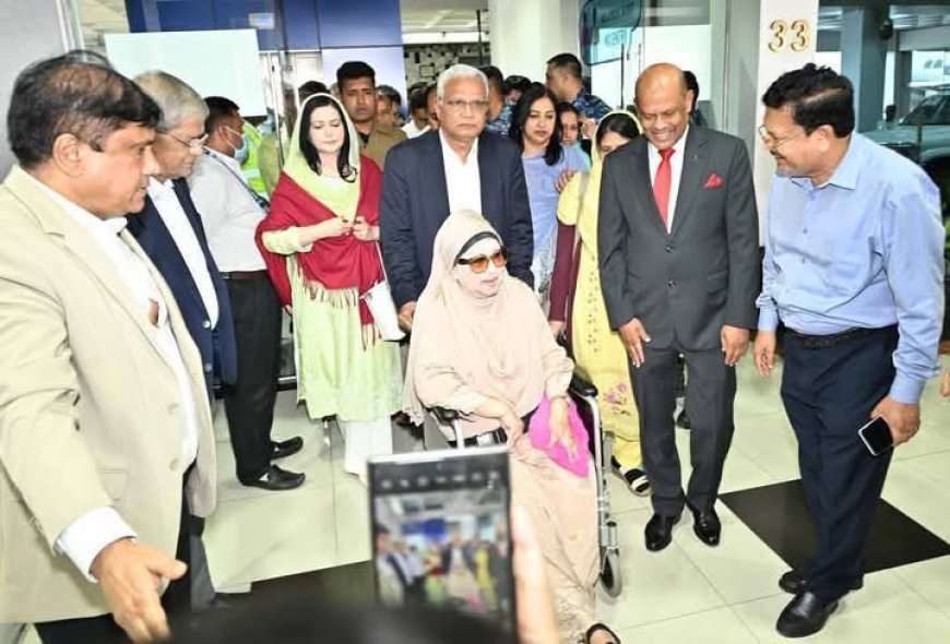 দেশে ফিরলেন খালেদা জিয়া