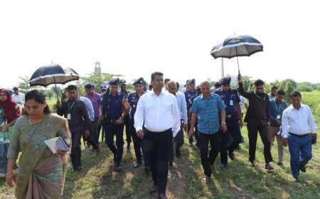 গবেষণায় গতি আনতে বারটান পরিদর্শন কৃষি উপদেষ্টার