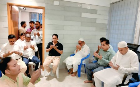 দোয়া - মাহফিল দিয়ে রাজনৈতিক অফিসের শুভ উদ্বোধন করলেন এমপি তুহিন