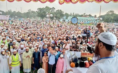 গরীবের হক মারে তাদের ক্ষমতায় বসানো যাবে না: নীলফামারীতে মুফতি ফয়জুল করীম