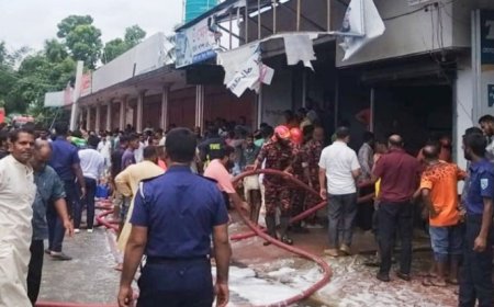 ডিমলায় আগুনে পুড়ল মেসার্স বক্কর অ্যান্ড সন্স মিনি পেট্রোল পাম্প, দগ্ধ ১