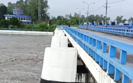 ডালিয়া পয়েন্টে তিস্তার পানি বিপৎসীমার ওপরে