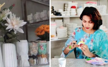 ডিমলার তানিসা তানভি ঐশী শখের বশে শোপিস তৈরি করে তিনি এখন সফল উদ্যোক্তা