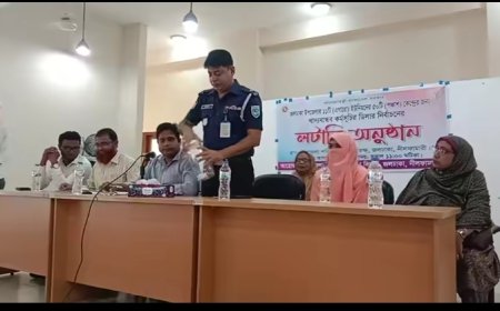 জলঢাকায় খাদ্য বান্ধব কর্মসূচীর ডিলার নির্বাচনে লটারি অনুষ্ঠিত