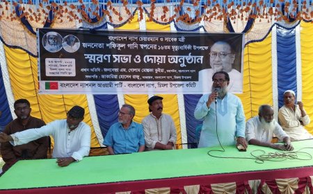 ডিমলায় জননেতা শফিকুল গানি স্বপনের ১৬তম মৃত্যুবার্ষিকী উপলক্ষে স্মরণ সভা ও দোয়া