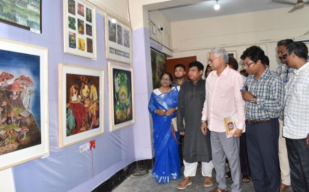 রাবিতে বার্ষিক চারুকলা প্রদর্শনী শুরু