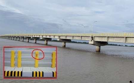 তারের পর এবার চুরি হলো সেতুর রিফ্লেক্টর লাইট