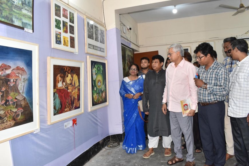 রাবিতে বার্ষিক চারুকলা প্রদর্শনী শুরু
