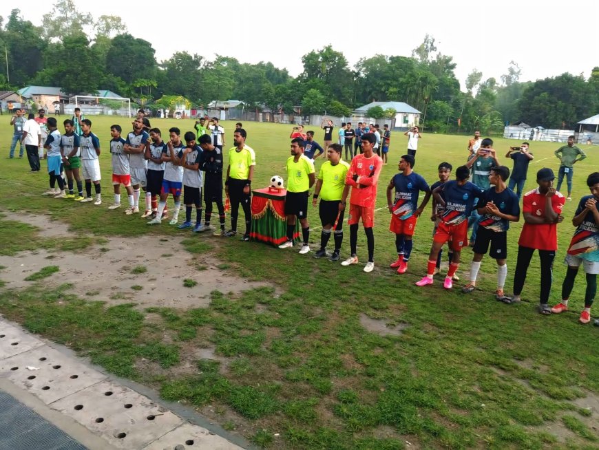 ডিমলায় মাদকবিরোধী ফুটবল টুর্নামেন্টের শুভ উদ্বোধন