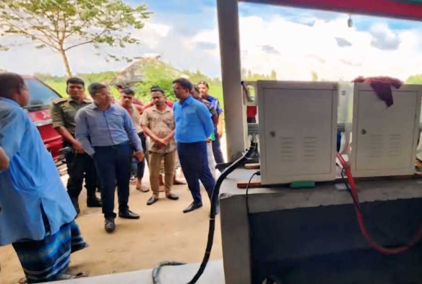 ডিমলায় অবৈধভাবে মিনি পেট্রোল পাম্প পরিচালনার অপরাধে জরিমানা, পাম্প বন্ধের নির্দেশ