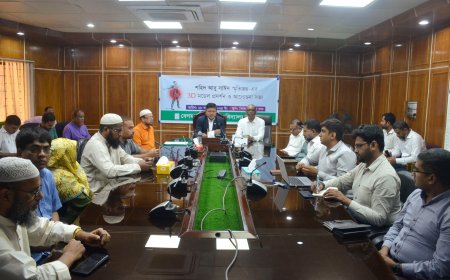 বেরোবিতে শহিদ আবু সাঈদ স্মৃতিস্তম্ভের 3D মডেল প্রদর্শন ও আলোচনা সভা