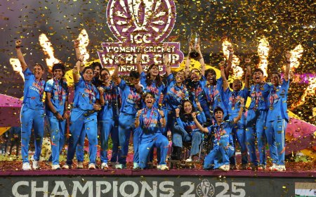 ইতিহাস গড়ে নারী বিশ্বকাপে চ্যাম্পিয়ন ভারত