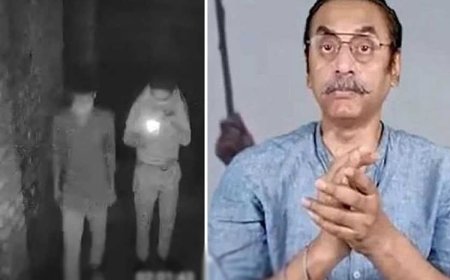 বগুড়ায় অনলাইন অ্যাক্টিভিস্ট পিনাকী ভট্টাচার্যের বাড়ির গেটে আ.গুন